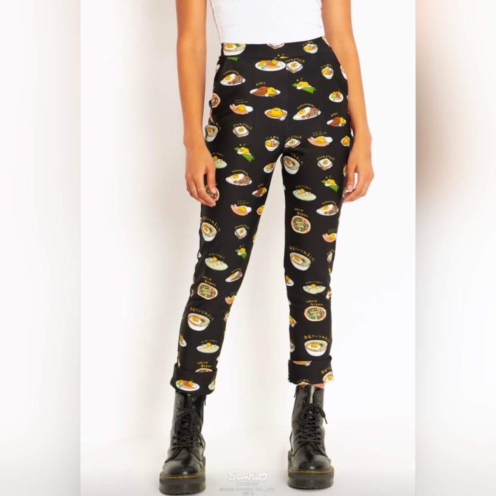 DONATED Eat With Gudetama Cuffed Pants